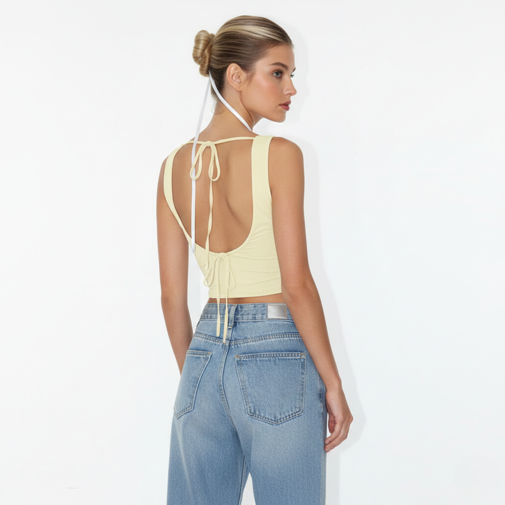 Stilvolles rückenfreies Top