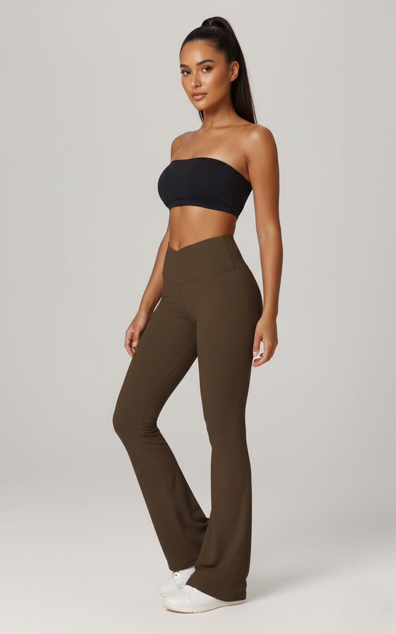 Ausgestellte Yogahosen – Po-Lifting