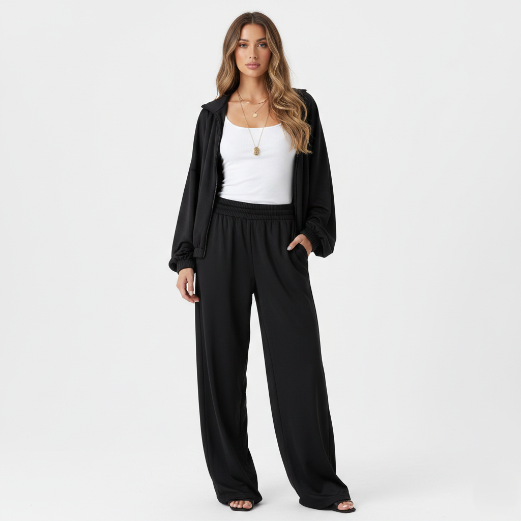 Bequemes Set mit Reißverschluss