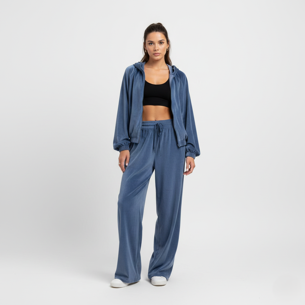 Bequemes Set mit Reißverschluss