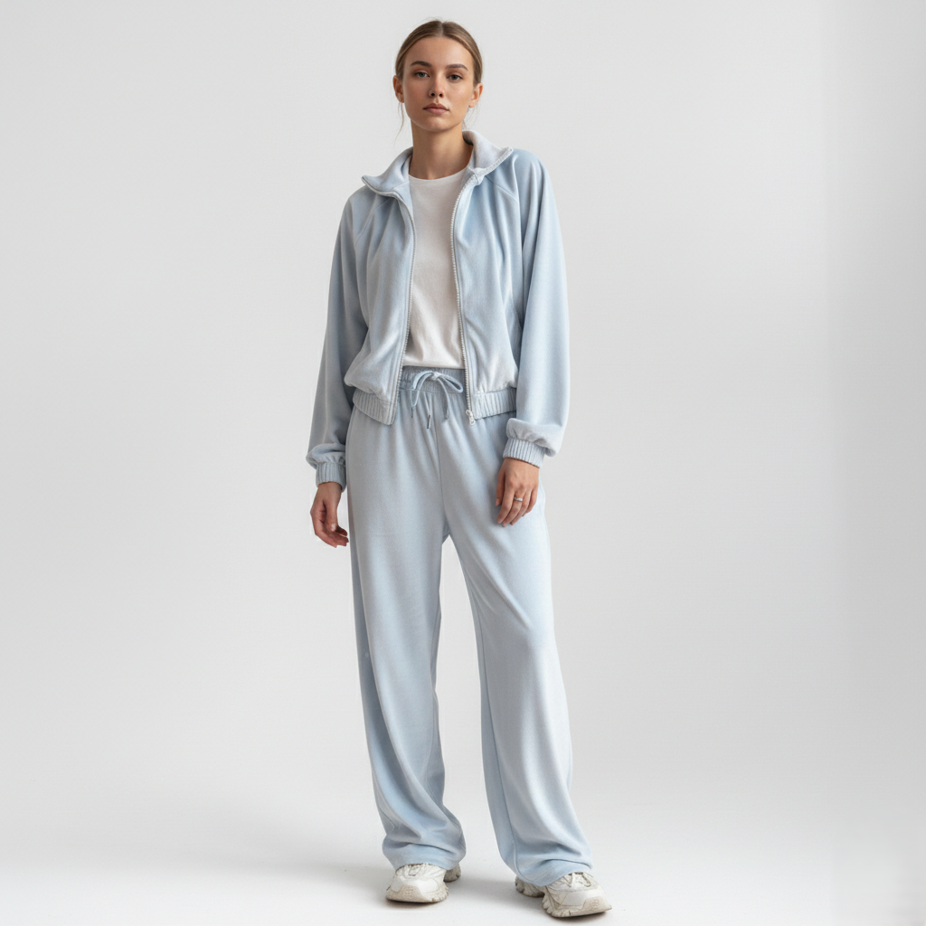 Bequemes Set mit Reißverschluss