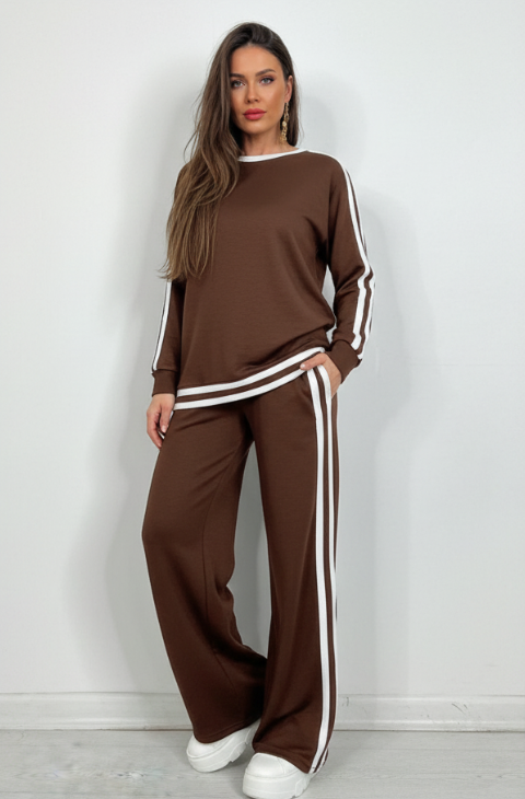 Gestreiftes zweiteiliges Set